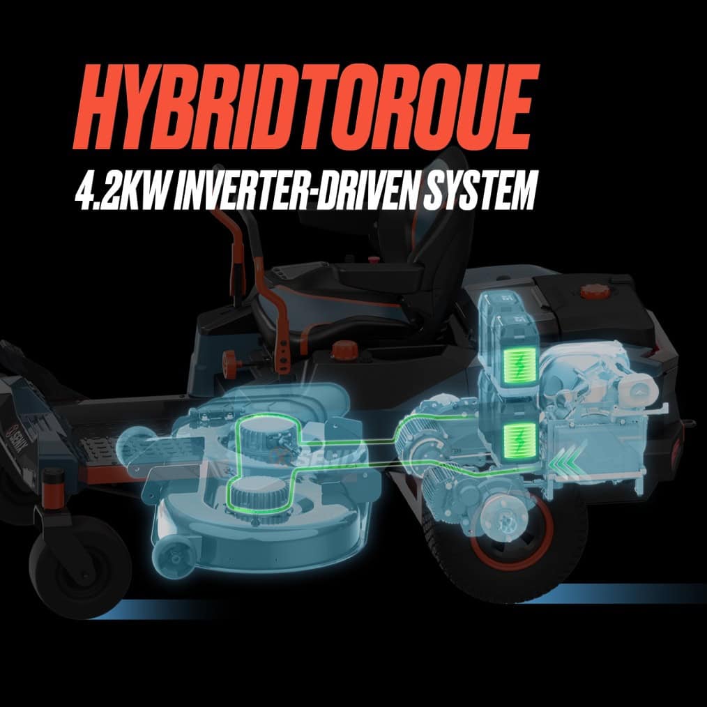Senix X6 60V 107cm (42") Zero Turn HYBRID Ride On Mower