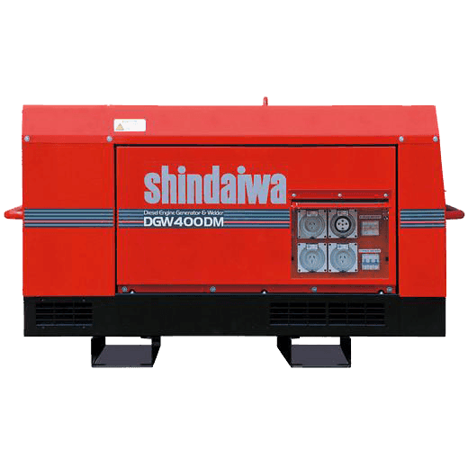 SHINDAWA 15KVA :WELDER DGW 400DM GENERATOR