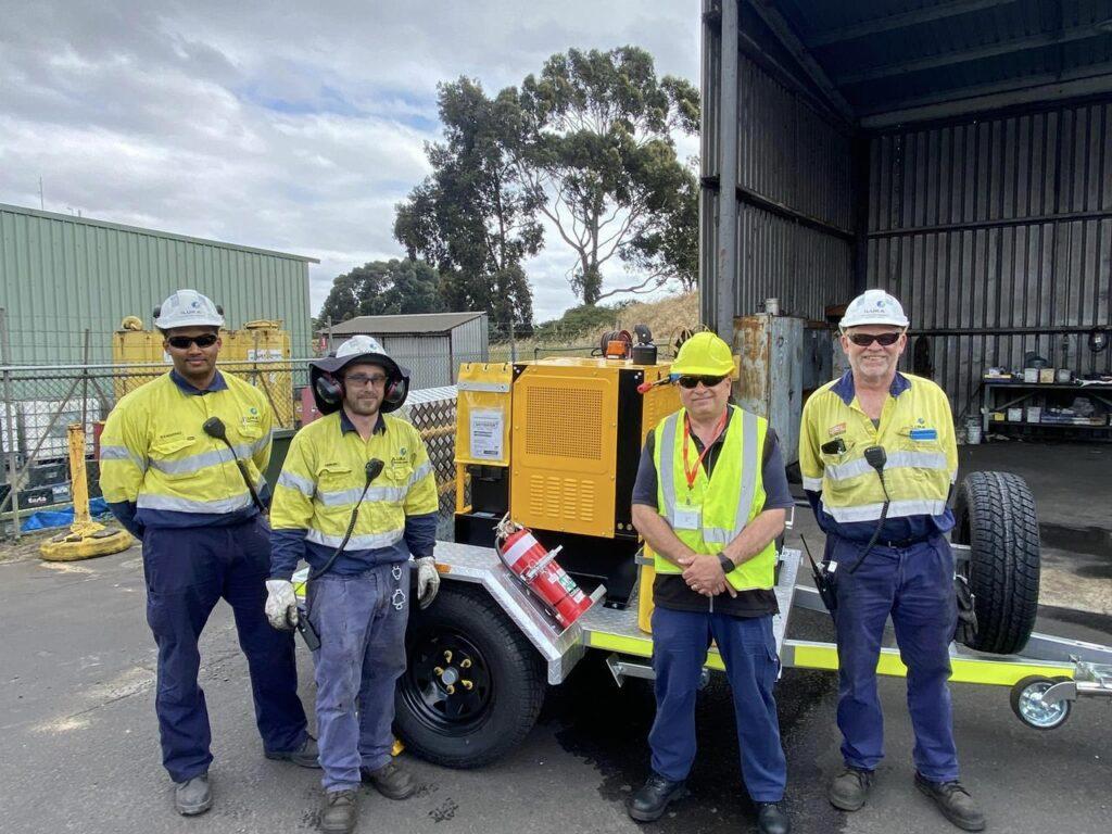 Thank you to Iluka Resources for their purchase of their new Spitwater Diesel Pressure Cleaner Trailer