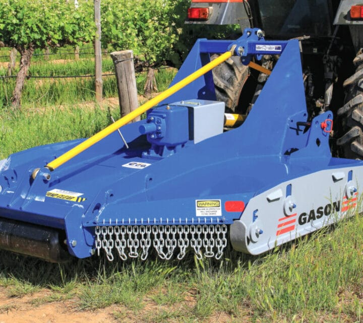 Front:Rear Mount Vineyard Mower