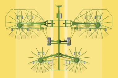 Krone Swadro Rotary Rakes