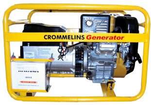 Crommelins Generator Welder 200amp Robin Petrol Hirepack