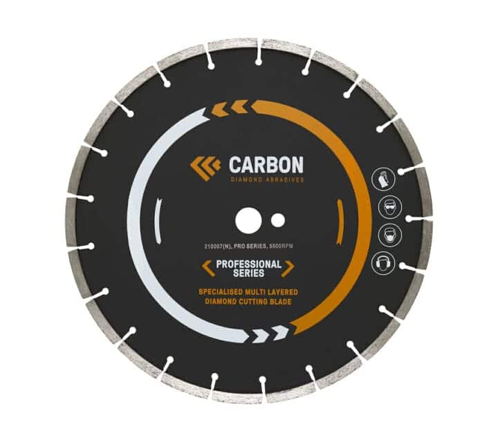 350MM (14″) CDA 10MM WIDE LOOP BLADE PRO SERIES FOR CURED CONCRETE PROFESSIONAL SERIES LOOP CUTTING-2