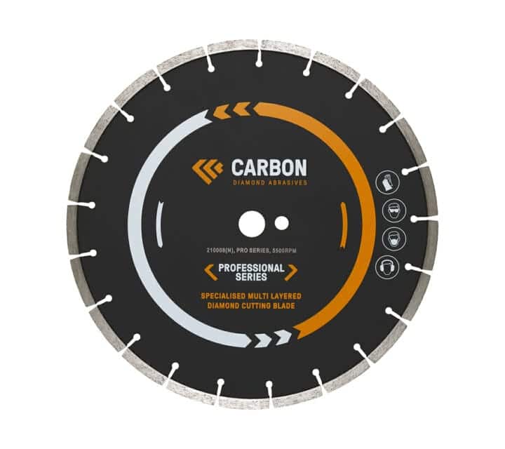 350MM (14″) CDA 8MM WIDE LOOP BLADE PRO SERIES FOR CURED CONCRETE PROFESSIONAL SERIES LOOP CUTTING-2