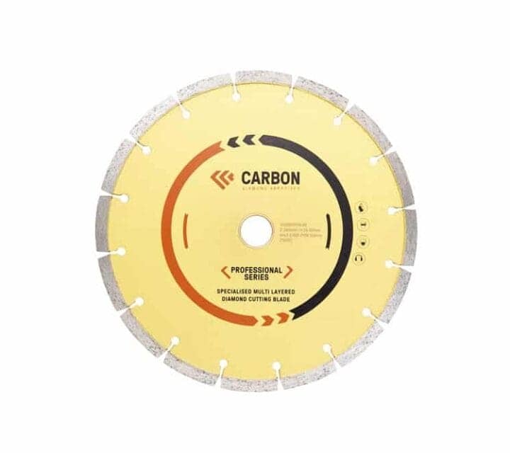 230MM (9″) CDA PROFESSIONAL SERIES SEGMENTED GOLD BLADE 2.4MM PROFESSIONAL SERIES WALL CHASING-2