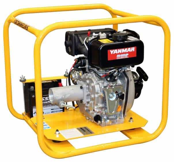 Crommelins Drive Unit Diesel Yanmar Electric Start 10.0hp Compaction and Concreting Crommelins Drive Units