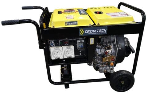 Cromtech Generator 6.0kW Diesel AVR E-Start Cromtech AVR Generator