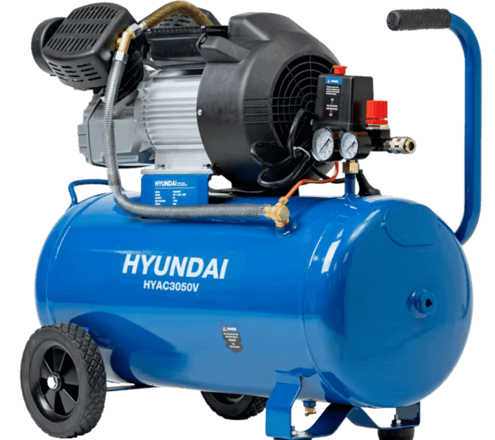 3HP Hyundai HYAC3050V Piston Compressor ELECTRIC AIR COMPRESSORS