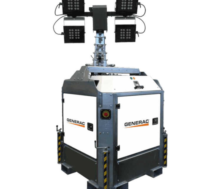 VT-HYBRID Generac LED Lighting Tower SOLAR AND HYBRID LIGHTING TOWERS