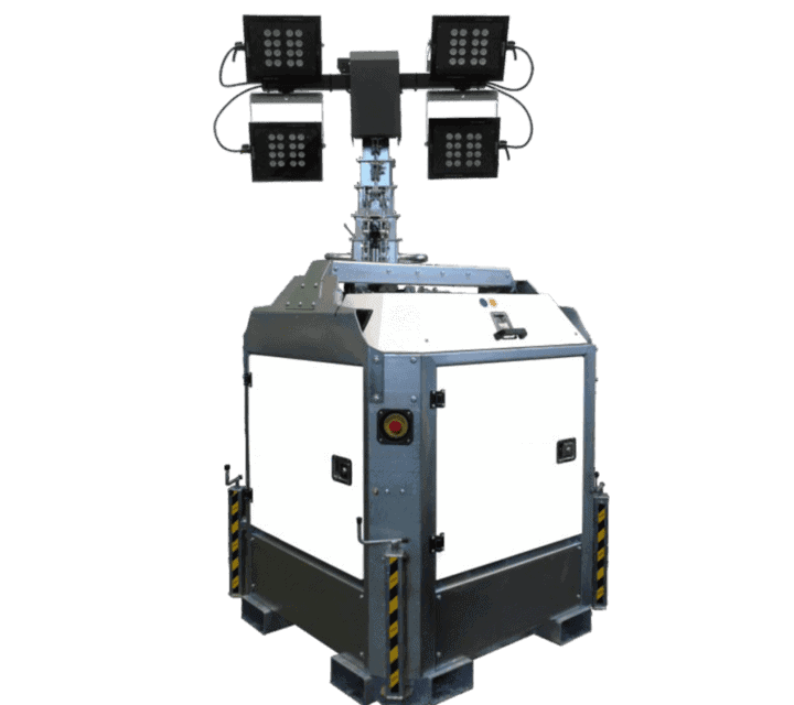 Cube + Hybrid LED Lighting Tower SOLAR AND HYBRID LIGHTING TOWERS