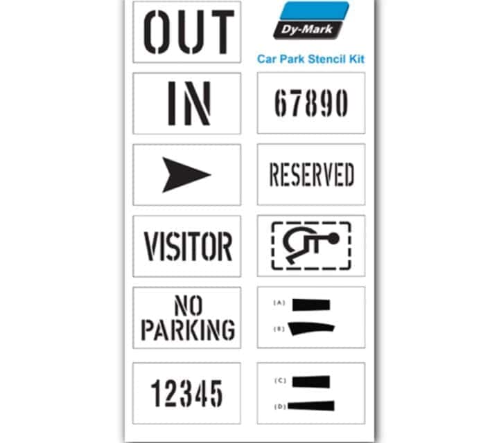 Poly Car Park Stencil Kit