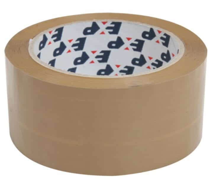 Vibac PP105 48mmx75m Brown Packaging Tape 29um (Hotmelt) Synthetic Rubber 36/CTN