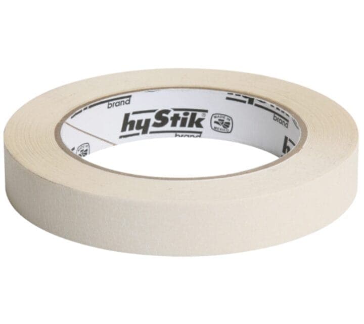 hyStik 8801 12mmx50m White General Purpose Masking Tape 72/CTN