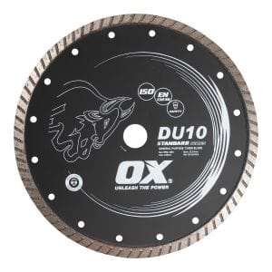 OX General Purpose Turbo Diamond Blade Angle Grinder & Demolition Saw Blades available at bunbury machinery