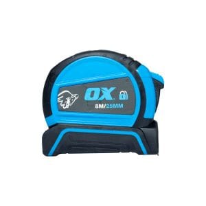 Measuring & Layout Tools OX Trade Double Locking Tape Measure 8m Bunbury Machinery