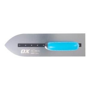 OX Stainless Steel Pointed Finishing Trowel Concreting Tools available at bunbury machinery - trade department
