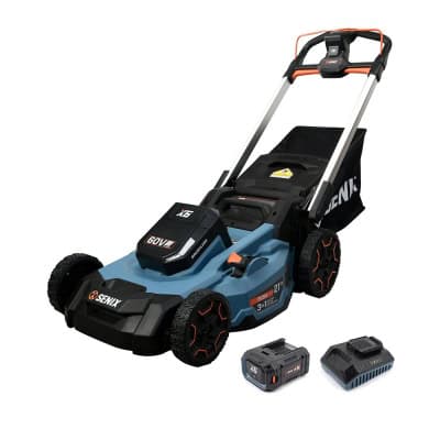 Senix X6 60V Brushless 53cm (21") Push Lawn Mower Kit 60V Electric Push Lawn Mower for sale at Bunbury Machinery