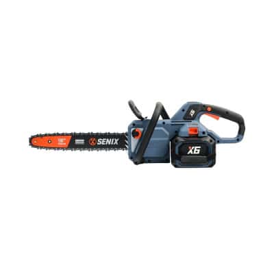 Senix X6 60V Brushless 40cm (16"""") Rear Handle Chainsaw Skin 60V Battery Chainsaw for sale at Bunbury Machinery