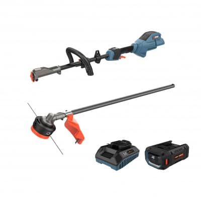 Senix X6 and 2X2 Power Head and 40cm (16"""") Line Trimmer Attachment Skins 60V Battery Power Head for sale at Bunbury Machinery
